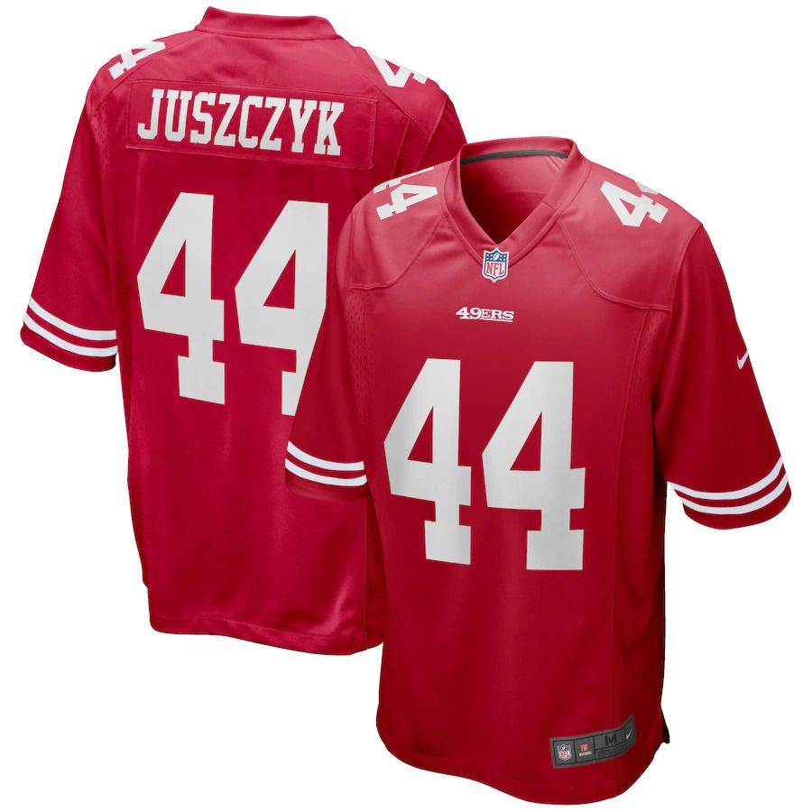 Men San Francisco 49ers #44 Kyle Juszczyk Nike Scarlet Game NFL Jersey